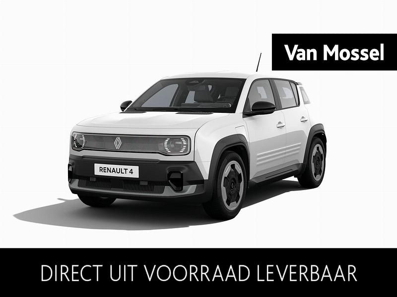 Wit Nieuw 2025 Renault 4 E-Tech Evolution SUV | € 33.690 (Goede deal) - Afbeelding 1/3