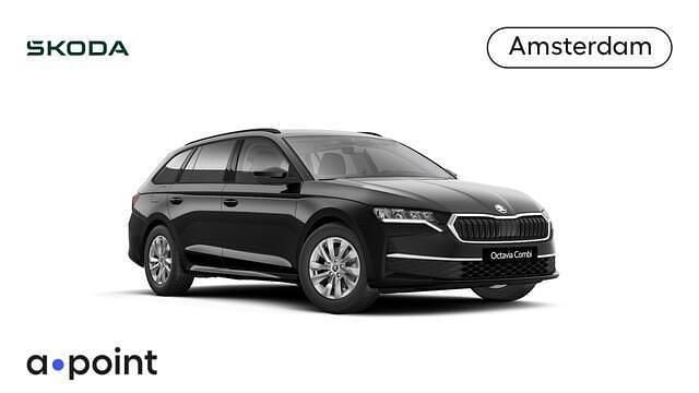 Zwart, metallic lak Nieuw 2025 Skoda Octavia Business Line Stationwagen | € 41.303 (Eerlijke prijs) - Afbeelding 1/4
