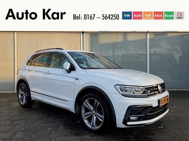 Wit Gebruikt 2018 VW Tiguan Highline SUV | € 26.990 (Eerlijke prijs) - Afbeelding 1/4
