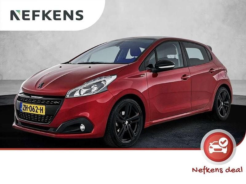 Rood Gebruikt 2019 Peugeot 208 GT-line Hatchback | € 14.825 (Super prijs) - Afbeelding 1/3
