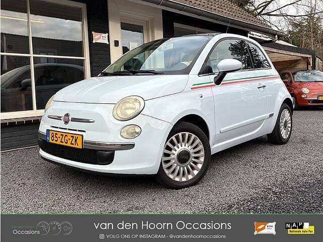 Blauw Occasion 2008 Fiat 500 Hatchback | € 4.450 (Eerlijke prijs) - Afbeelding 1/3