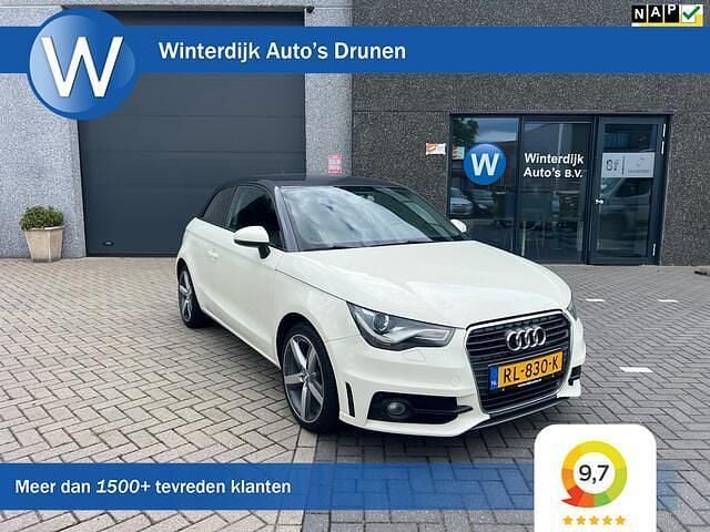 Wit, metallic lak Gebruikt 2012 Audi A1 S-Line Hatchback | € 7.250 (Super prijs) - Afbeelding 1/4