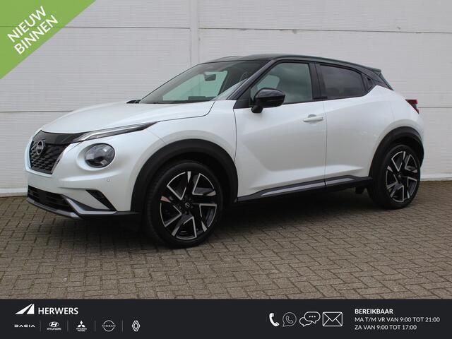Twotone pearl white/black Nieuw 2025 Nissan Juke Pack SUV | € 34.885 - Afbeelding 1/4