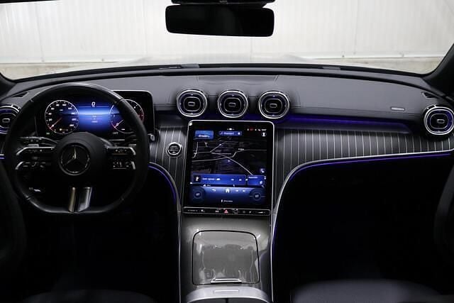 Occasion Mercedes C220 AMG line 200 PK (147 kW) 2024 Zwart Stationwagen