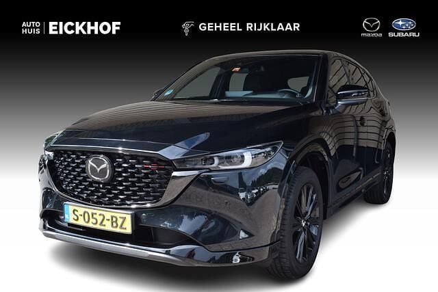 Zwart Gebruikt 2023 Mazda CX-5 Homura-Line SUV | € 37.950 (Eerlijke prijs) - Afbeelding 1/4