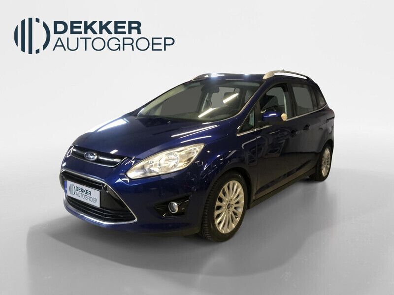 Blauw Gebruikt 2013 Ford Grand C-Max Titanium MPV | € 8.245 (Iets duurder) - Afbeelding 1/4