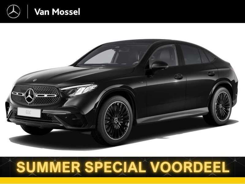 Zwart Nieuw 2025 Mercedes GLC300e Sport Edition Coupé | € 95.849 (Duur) - Afbeelding 1/1