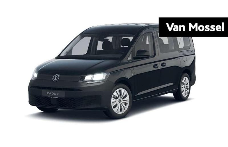 Zwart Nieuw 2025 VW Caddy Maxi MPV | € 45.900 (Iets duurder) - Afbeelding 1/4