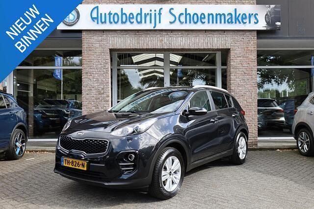 Zwart Gebruikt 2018 Kia Sportage SUV | € 18.445 (Eerlijke prijs) - Afbeelding 1/4