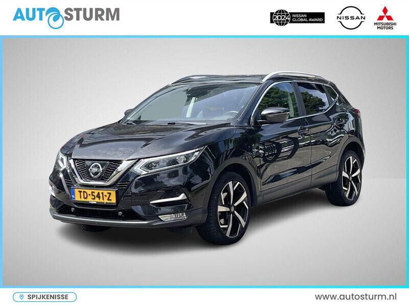 Zwart Gebruikt 2018 Nissan Qashqai Tekna+ SUV | € 19.249 (Eerlijke prijs) - Afbeelding 1/4