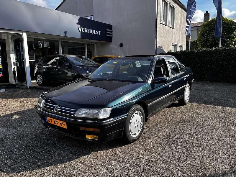 Groen Gebruikt 1992 Peugeot 605 Sedan | € 9.950 - Afbeelding 1/4