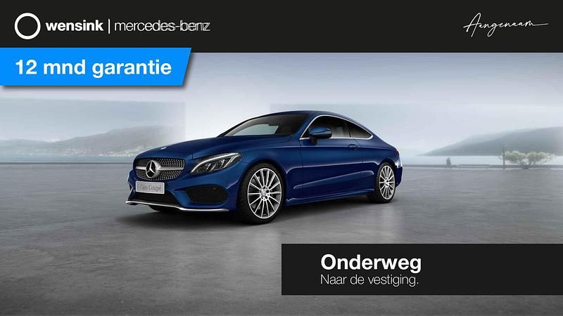 Blauw Gebruikt 2016 Mercedes C300 Ambition Coupé | € 29.850 (Iets duurder) - Afbeelding 1/4
