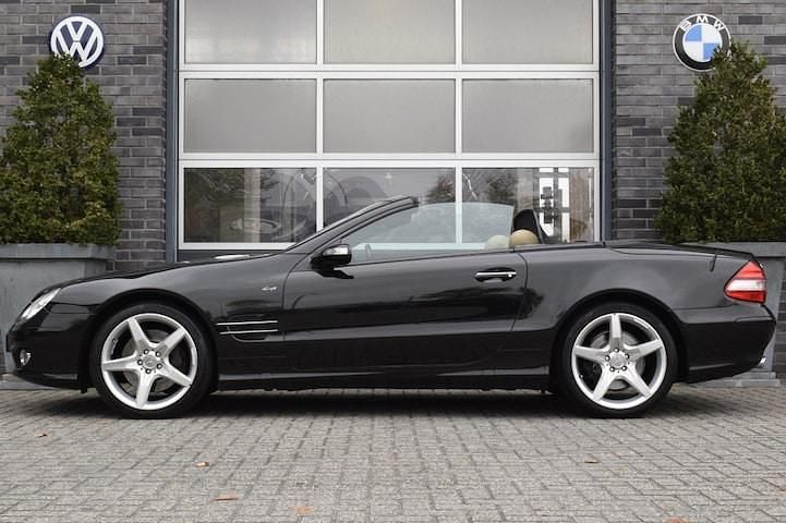 Occasion Mercedes SL500 2006 Zwart (metallic) Cabriolet