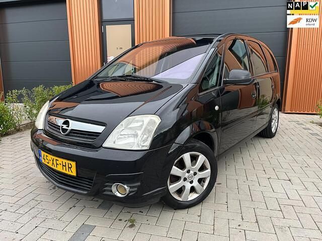 Zwart Gebruikt 2007 Opel Meriva Cosmo MPV | € 1.199 (Eerlijke prijs) - Afbeelding 1/4