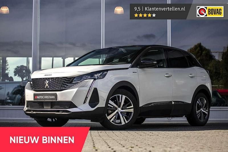Wit Gebruikt 2022 Peugeot 3008 Allure SUV | € 24.850 (Super prijs) - Afbeelding 1/4