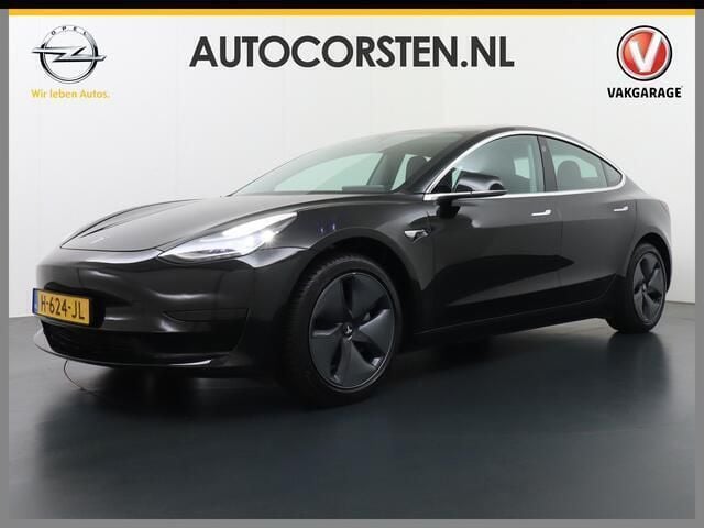 Zwart Gebruikt 2020 Tesla Model 3 Standard Range Plus Sedan | € 21.895 (Super prijs) - Afbeelding 1/4