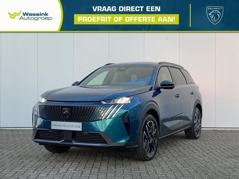 Blauw Nieuw 2025 Peugeot 5008 Allure MPV | € 50.445 (Iets duurder) - Afbeelding 1/3