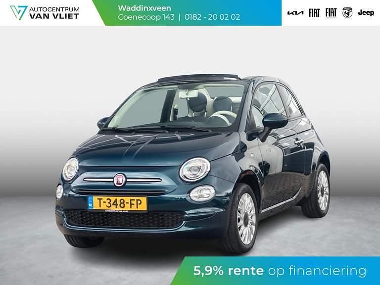 Blu dipinto di blu 687 Occasion 2023 Fiat 500C Cabriolet | € 16.890 (Eerlijke prijs) - Afbeelding 1/4