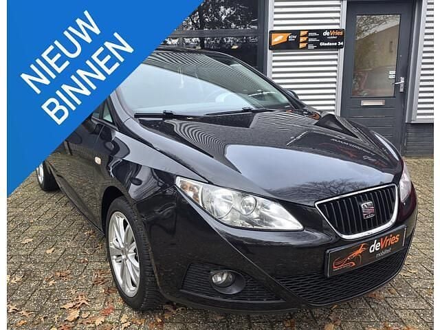 Zwart Gebruikt 2010 Seat Ibiza SC Hatchback | € 5.950 (Eerlijke prijs) - Afbeelding 1/4