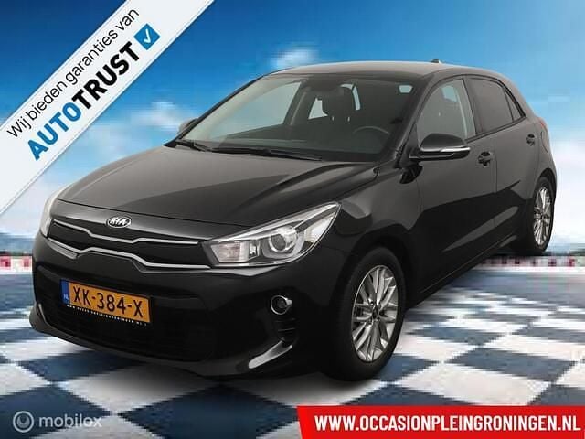 Zwart Occasion 2019 Kia Rio Hatchback | € 11.950 (Eerlijke prijs) - Afbeelding 1/4