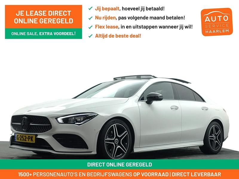 Wit metallic Gebruikt 2019 Mercedes CLA180 AMG Sedan | € 34.900 - Afbeelding 1/4