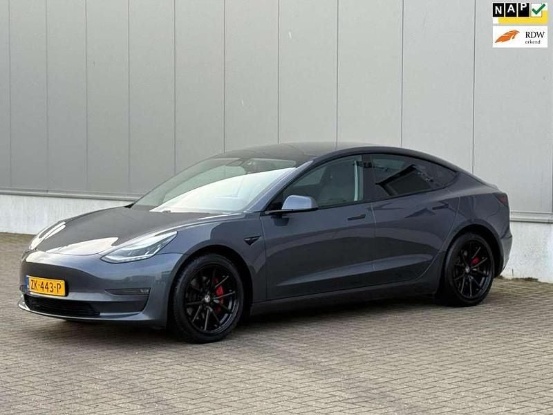 Grijs Occasion 2019 Tesla Model 3 Long Range AWD Sedan | € 19.900 (Goede deal) - Afbeelding 1/4