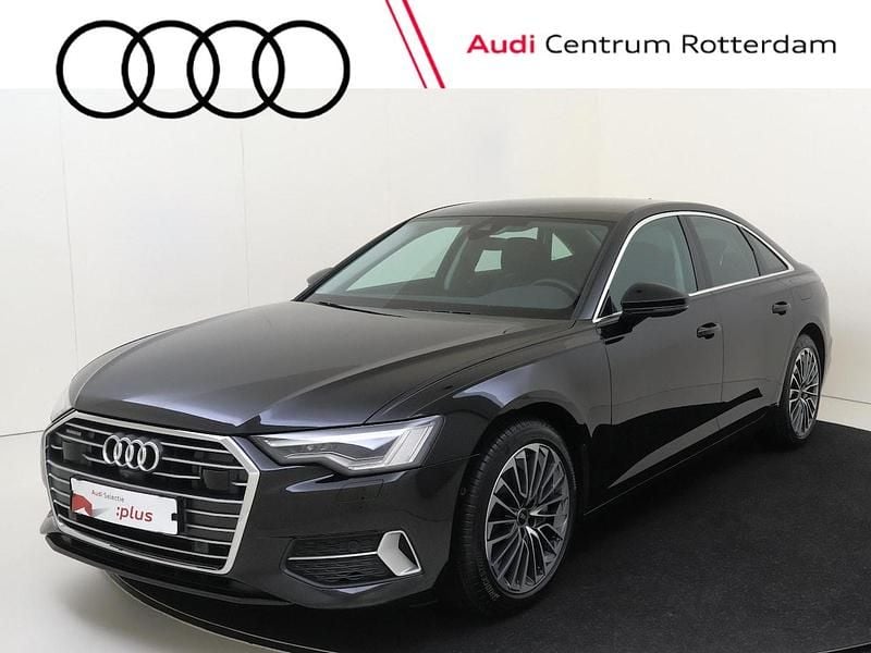 Zwart Occasion 2023 Audi A6 Advanced Sedan | € 39.950 (Super prijs) - Afbeelding 1/4
