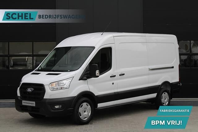 Wit Nieuw 2024 Ford Transit Trend Van | € 43.950 (Iets duurder) - Afbeelding 1/4