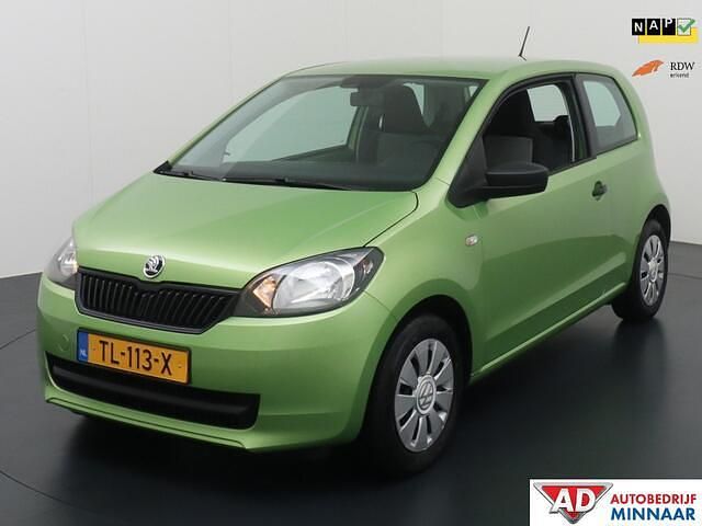 Groen (metallic) Occasion 2015 Skoda Citigo Ambition Hatchback | € 5.499 (Eerlijke prijs) - Afbeelding 1/4