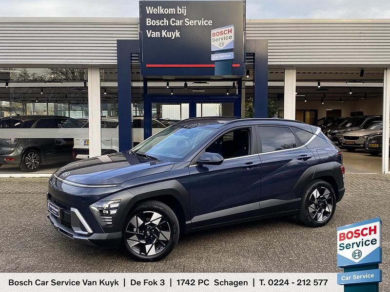 Blauw Gebruikt 2024 Hyundai Kona Comfort SUV | € 29.740 (Eerlijke prijs) - Afbeelding 1/4