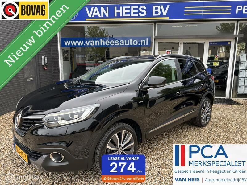 Zwart Gebruikt 2018 Renault Kadjar Bose Edition SUV | € 17.945 (Eerlijke prijs) - Afbeelding 1/4