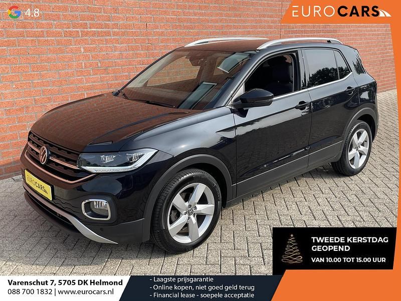 Zwart Gebruikt 2023 VW T-Cross Style SUV | € 23.890 (Eerlijke prijs) - Afbeelding 1/4