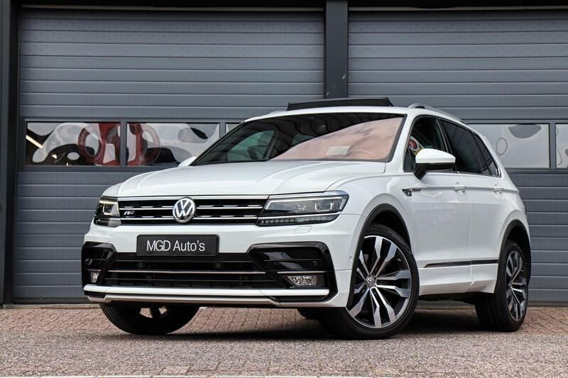 Wit Gebruikt 2019 VW Tiguan R-line SUV | € 34.950 (Eerlijke prijs) - Afbeelding 1/4