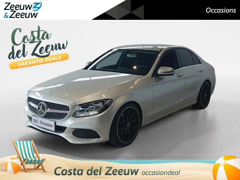 Grijs Gebruikt 2015 Mercedes C180 Ambition Sedan | € 18.995 (Eerlijke prijs) - Afbeelding 1/4