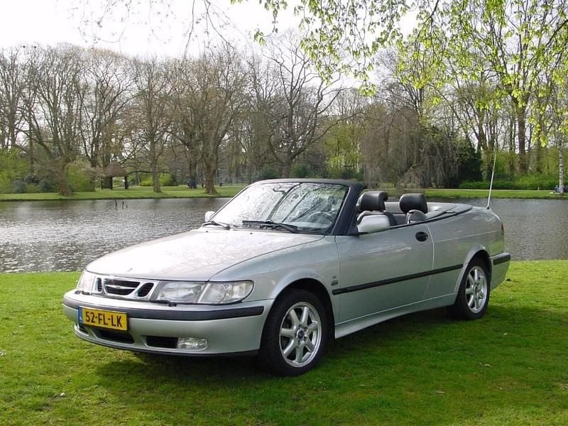 Grijs Gebruikt 2000 Saab 9-3 Cabriolet Cabriolet | € 8.250 - Afbeelding 1/4