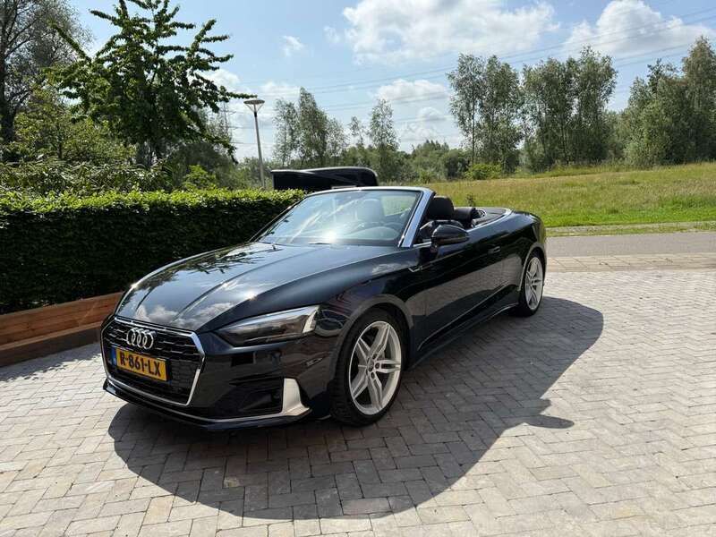 Zwart Gebruikt 2021 Audi A5 Cabriolet Cabriolet | € 39.700 (Super prijs) - Afbeelding 1/4