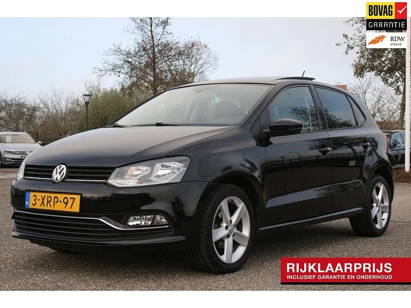 Zwart Gebruikt 2014 VW Polo Highline Hatchback | € 9.950 (Eerlijke prijs) - Afbeelding 1/4