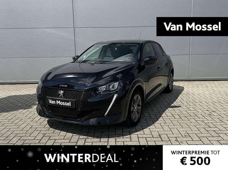 Zwart Occasion 2023 Peugeot e-208 Allure Hatchback | € 19.440 (Eerlijke prijs) - Afbeelding 1/3