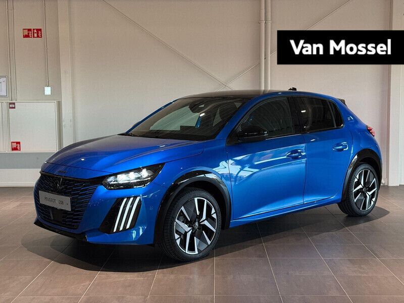 Blauw Nieuw 2024 Peugeot e-208 GTi Hatchback | € 36.940 (Duur) - Afbeelding 1/4