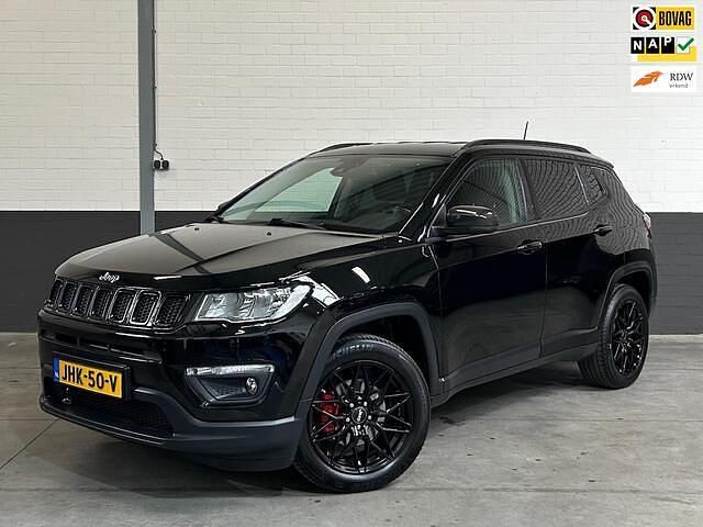 Zwart Gebruikt 2018 Jeep Compass Limited SUV | € 17.750 (Iets duurder) - Afbeelding 1/4