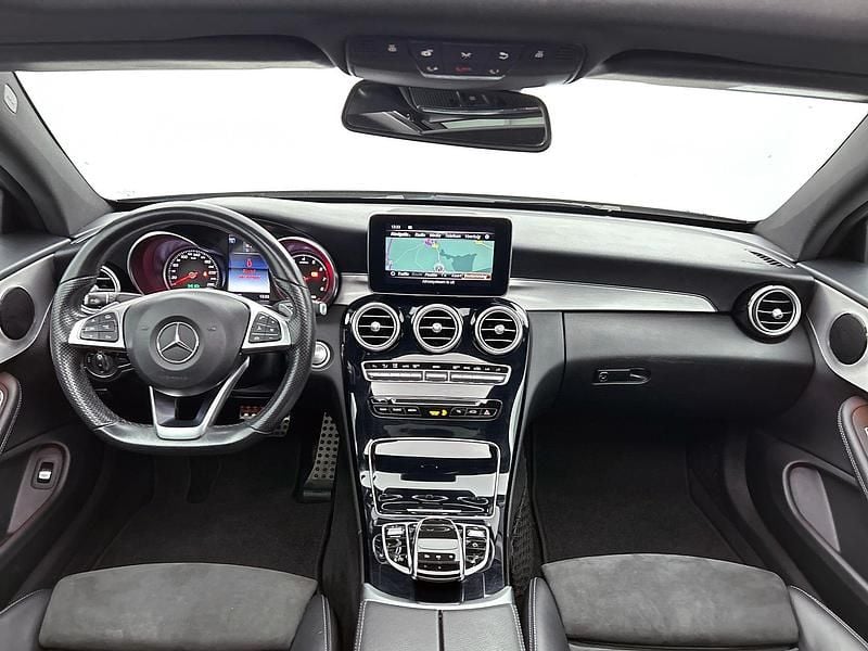 Occasion Mercedes C200 AMG line 184 PK (135 kW) 2018 Grijs Coupé