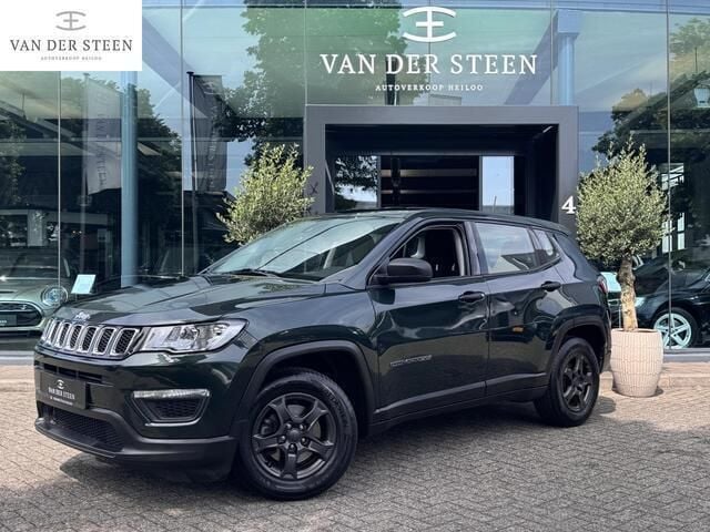 Groen Gebruikt 2021 Jeep Compass Sport SUV | € 21.950 (Goede deal) - Afbeelding 1/4