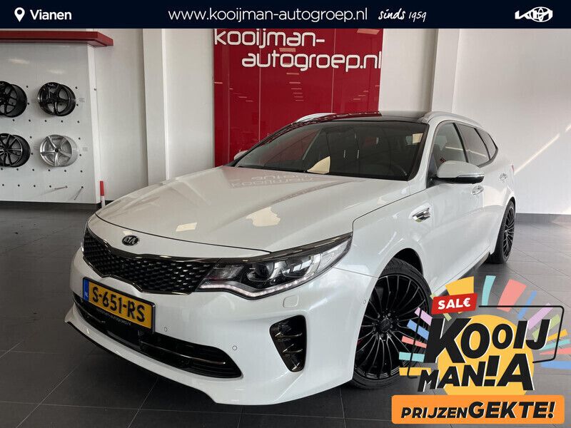 Wit Gebruikt 2018 Kia Optima 2 Stationwagen | € 26.900 (Duur) - Afbeelding 1/4