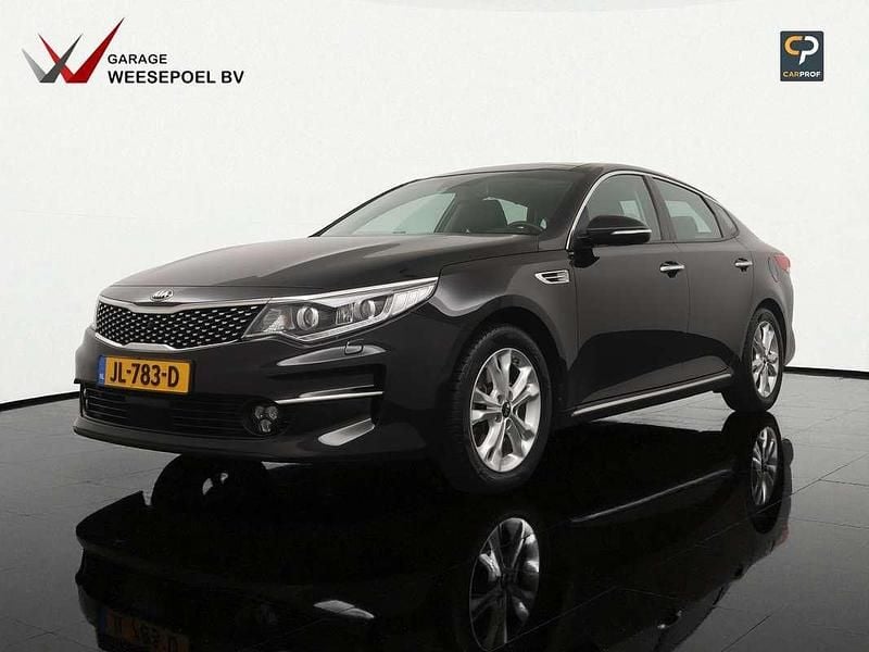 Zwart Gebruikt 2016 Kia Optima First Edition Sedan | € 12.950 (Super prijs) - Afbeelding 1/3