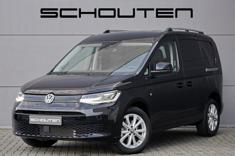 Zwart Nieuw 2024 VW Caddy Style MPV | € 35.900 (Duur) - Afbeelding 1/3