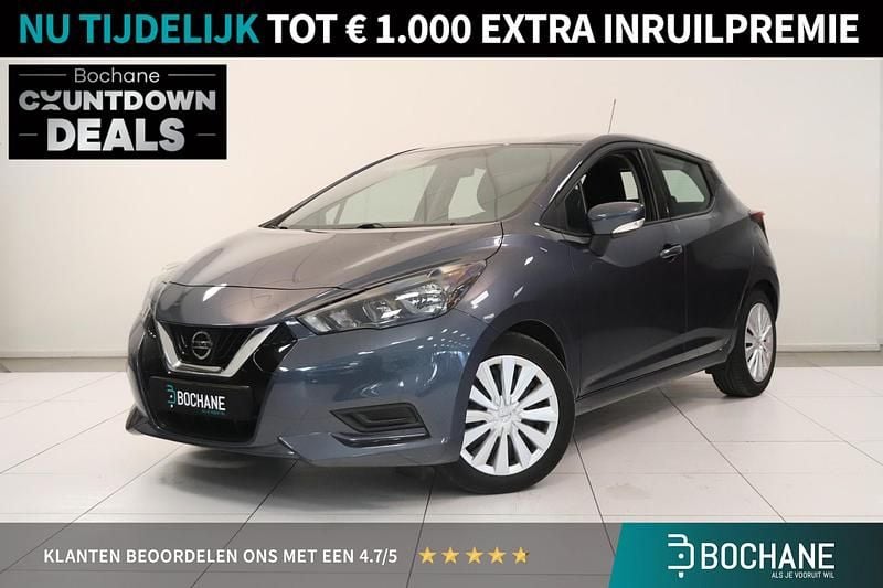 Grijs Gebruikt 2021 Nissan Micra Acenta Hatchback | € 12.695 (Goede deal) - Afbeelding 1/4