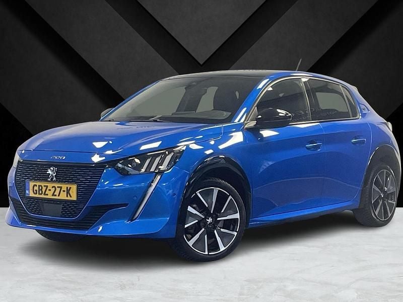 Blauw Occasion 2021 Peugeot e-208 GT Hatchback | € 19.995 (Goede deal) - Afbeelding 1/1
