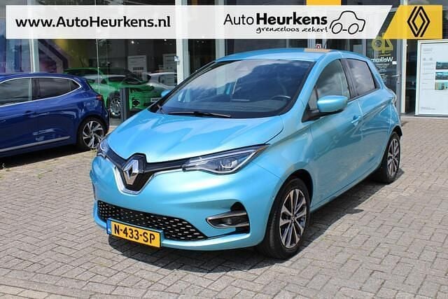 Bleu celadon rqt Gebruikt 2021 Renault Zoe Intens Hatchback | € 16.945 (Eerlijke prijs) - Afbeelding 1/4