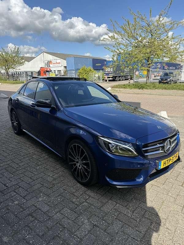 Occasion Mercedes C160 AMG 129 PK (94 kW) 2018 Blauw Coupé