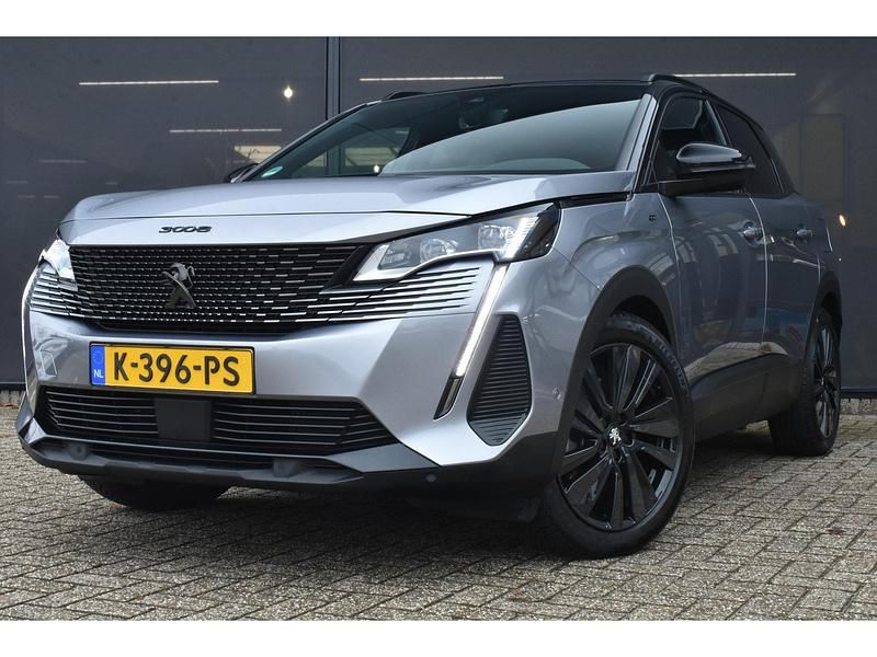 Grijs Gebruikt 2021 Peugeot 3008 GT SUV | € 20.900 (Eerlijke prijs) - Afbeelding 1/4